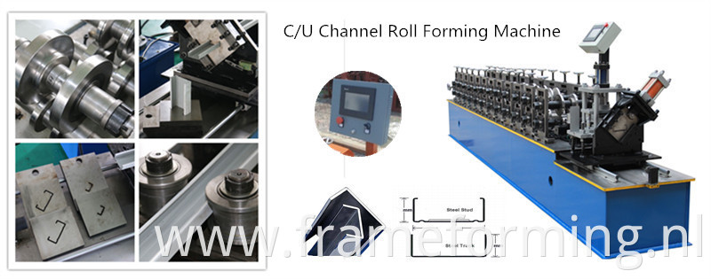 c shape roll forming machine